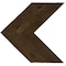 Ekena Millwork 15 3/4"W x 16"H x 3/4"D Vintage Farmhouse 5 1/2" Chevron, Barnwood Decor Collection, Pebble Grey DECR15X16X075CHVPG - alternate 1